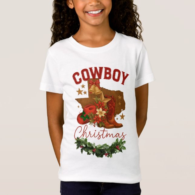 Cowboy Christmas T-Shirt (Front)