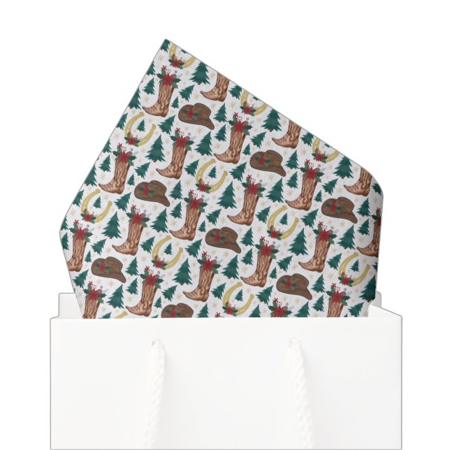 Cowboy Christmas Tissue Paper (Creator Uploaded)