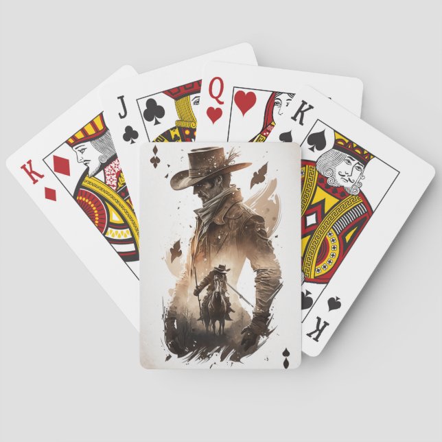 Cowboy Classic Playing Cards (Back)