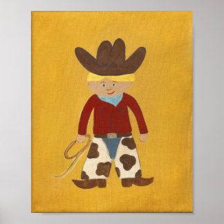 Cowboy Clyde Nursery Art - PRINT