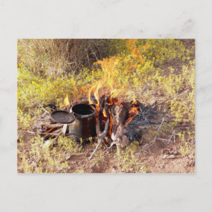 Cowboy Coffee in Dolan Springs, Arizona Postcard