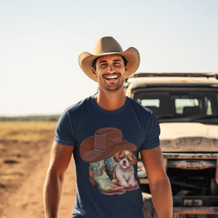 "Cowboy Collection" A Variety of Country Boy Art T-Shirt