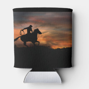 Cowboy Country Western Roping Koozie
