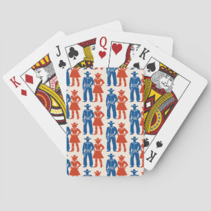 Cowboy & Cowgirl Americana Playing Cards