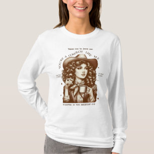 Cowboy Cowgirl country living Fancy Farm T-Shirt