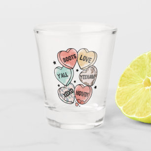 Cowboy & Cowgirl Love Western-Themed Shot Glass