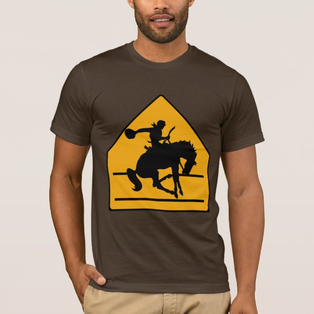 Cowboy Crosswalk Sign Shirt (Front)