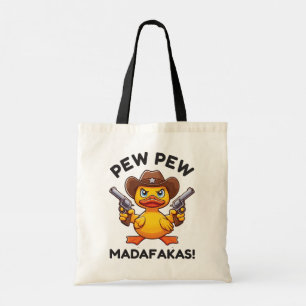 Cowboy Duck Sheriff Tote Bag