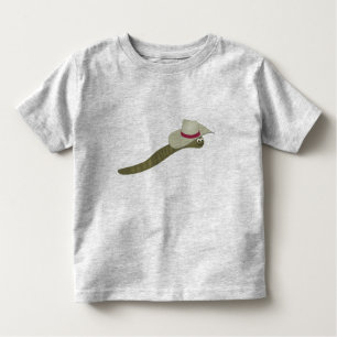 Cowboy Earthworm Toddler T-Shirt