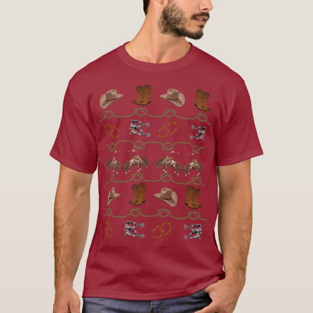 Cowboy Essentials Bronco Buster T-Shirt (Front)