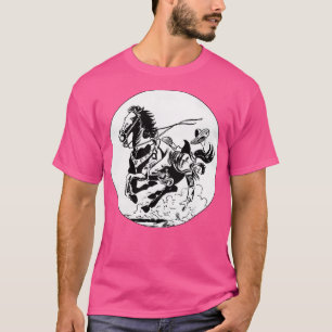 cowboy falling from horse T-Shirt
