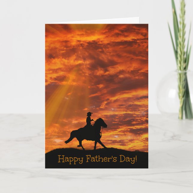 Cowboy Father's Day Card (Front)