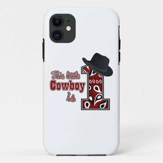 Cowboy First Birthday Case-Mate iPhone Case (Back)
