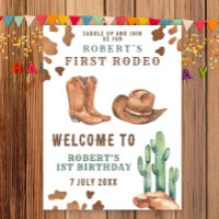 COWBOY first Birthday Party 