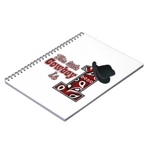 Cowboy First Birthday Spiral Notebook