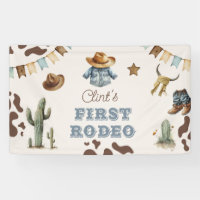 Cowboy First Rodeo Terracotta 1st Birthday party