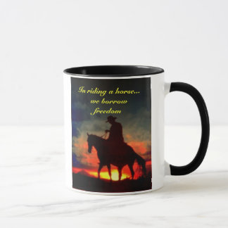 Cowboy freedom mug