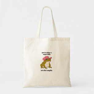  Cowboy Frog Meme Smart Fella or Fart Smella  Tote Bag