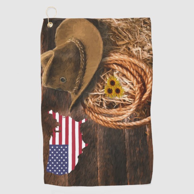 Cowboy Golf Towel (Front)