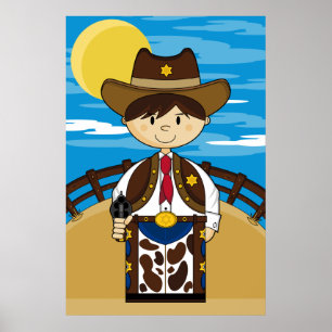 Cowboy Gunslinger Poster