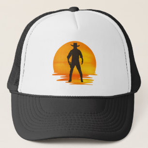 Cowboy Gunslinger Trucker Hat