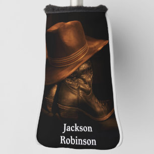 Cowboy Hat and Boots Golf Head Cover