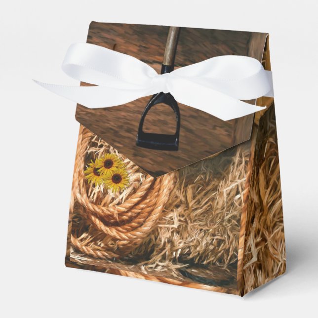 Cowboy Hat Favour Box (Front Side)