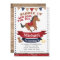 Cowboy, Horse Birthday Invitation