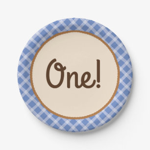 Cowboy Horse Kid's Birthday Party Theme Paper Plate