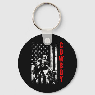 Cowboy Horse Show Horseck Riding Rider 7 Key Ring