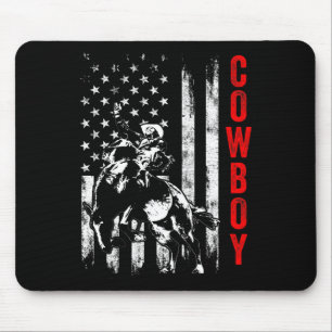 Cowboy Horse Show Horseck Riding Rider 7 Mouse Pad