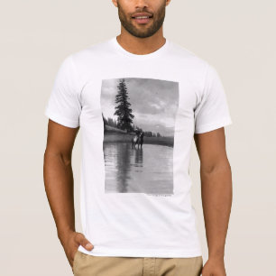 Cowboy in a pond T-Shirt