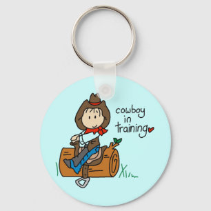Cowboy in Training Tshirts and Gifts Key Ring