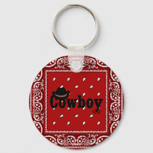 Cowboy Key Ring