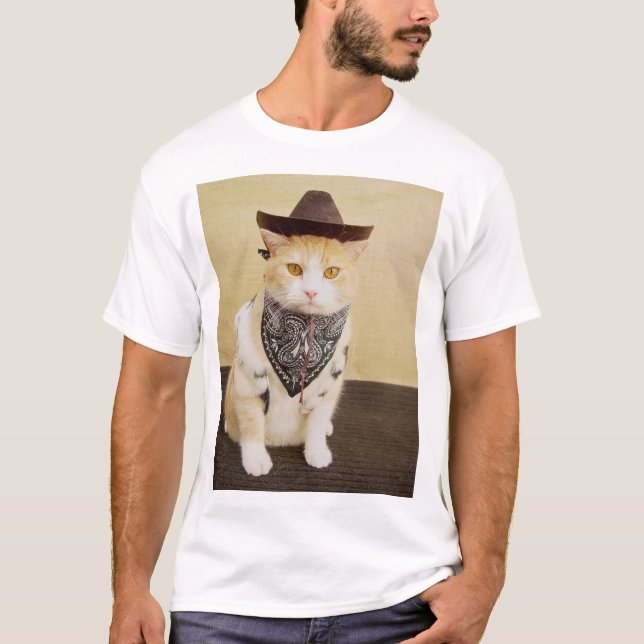 Cowboy Kitty T-Shirt (Front)