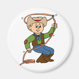 Cowboy Lasso Magnet