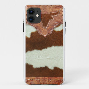 Cowboy Leather and Cowhide Case-Mate iPhone Case