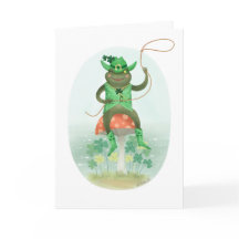 Cowboy Leprechaun Frog St. Patrick's Day 