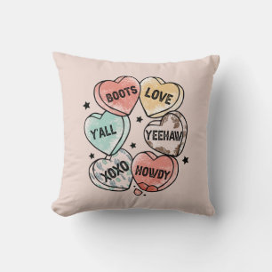 Cowboy Love - Western Hearts Cushion