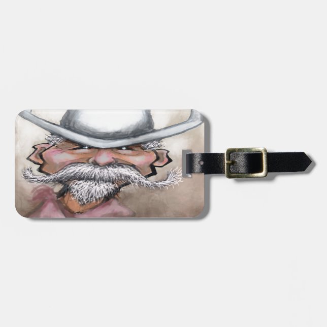 Cowboy Luggage Tag (Front Horizontal)