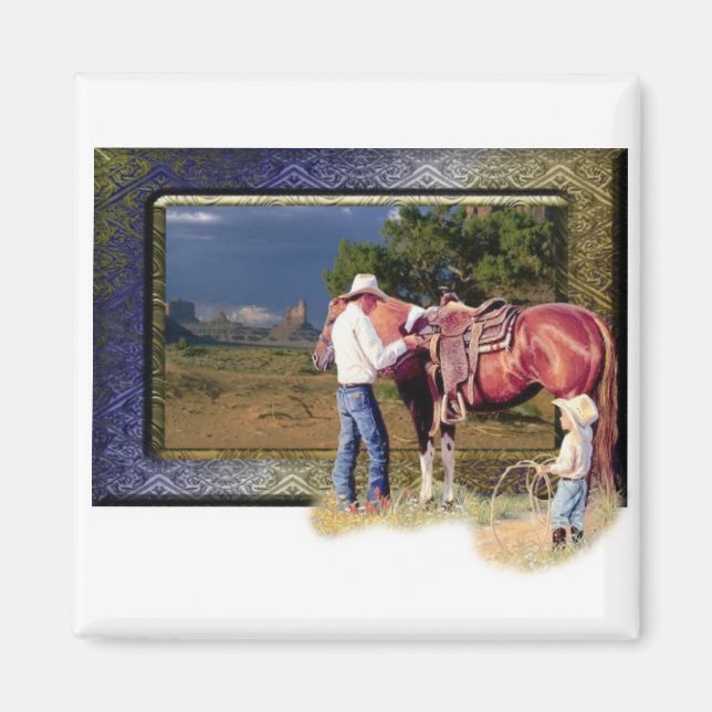 Cowboy Magnet (Front)