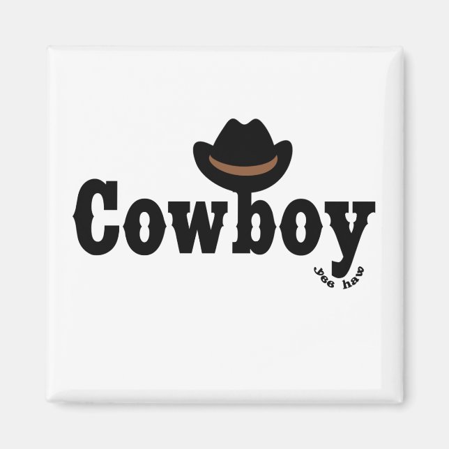 cowboy magnet (Front)