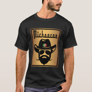 Cowboy Michoacan Mexico Gold T-Shirt