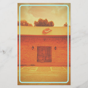 Cowboy Motel Vintage Stationary Stationery