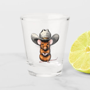 Cowboy Mouse, Country Mouse Shot Glass
