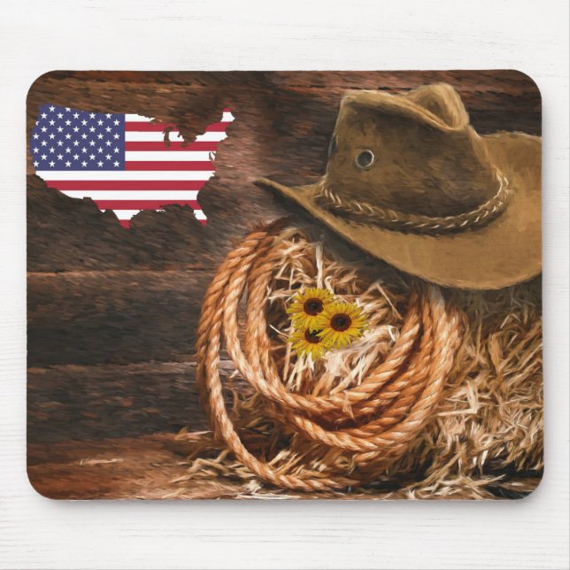 Cowboy Mouse Pad (Front)