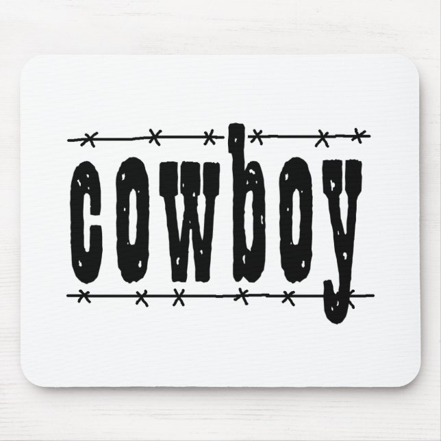 Cowboy Mouse Pad (Front)