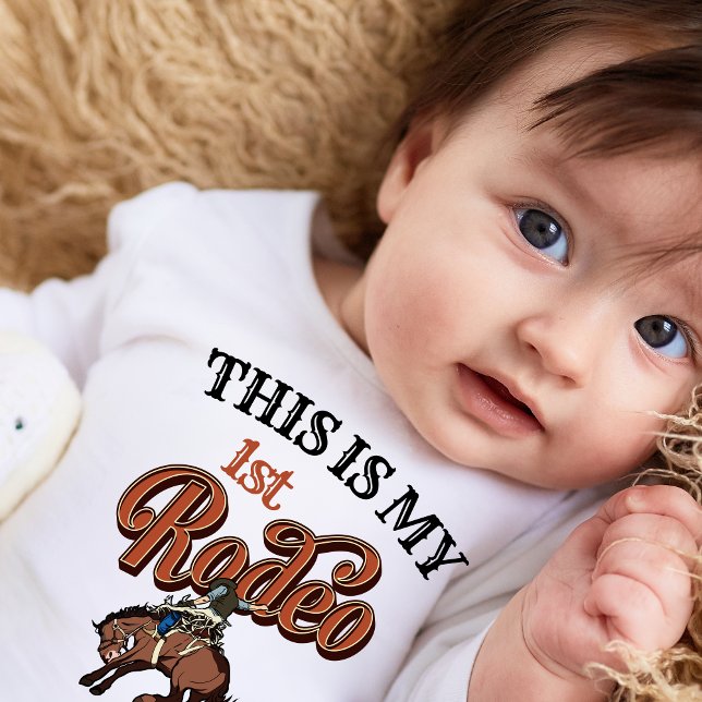 Cowboy My 1st Rodeo Baby boy first birthday  T-Shirt (Creator Uploaded)