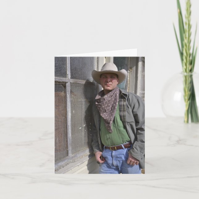 Cowboy Notecard (Front)