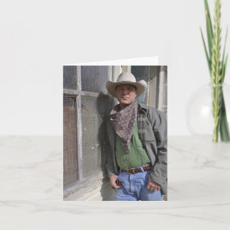 Cowboy Notecard